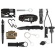 Kit turistic, supravietuire, cu geanta tip husa, set 14 piese, NEO