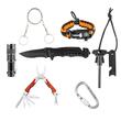 Kit turistic, supravietuire, cu geanta, set 8 piese, NEO
