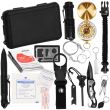 Kit turistic, supravietuire, multifunctional, cu trusa, set 19 piese, 20x11x5 cm, Springos