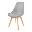 Scaun stil scandinav, Artool, Mark, PP, lemn, gri, 49x42x82 cm
