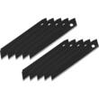 Lame rezerva cutter, negru, otel SK5, set 10 buc, 18x105 mm, Richmann Exclusive