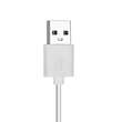 Lampa de birou cu clips, brat flexibil, 3 culori lumina, 10 niveluri, USB, alb, 45 cm, Izoxis