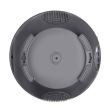 Lampa de noptiera cu proiector, muzicala, LED, telecomanda, bluetooth, incarcare USB, negru, 17x13 cm, Isotrade