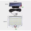 Lampa solara de perete, LED 8 W, panou extern, 2000 mAh, 3 moduri, IP65, Breckner Germany