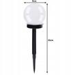 Lampa solara pentru gradina, Gardlov, LED, alb rece, set 6 buc, 9x35 cm