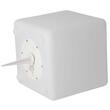 Lampa solara pentru gradina, Jumi, tip cub, telecomanda, culori RGB, 20 cm