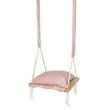 Leagan pentru copii, 3 in 1, lemn, roz, max 30 kg, 34x34x26 cm, Kruzzel 
