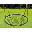 Leagan suspendat, cuib de barza, Verk Group, tip panza paianjen, negru, 100 cm