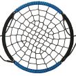 Leagan suspendat, cuib de barza, tip panza paianjen, negru si albastru, max 150 kg, 100 cm, Springos 