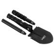 Lopata multifunctionala, pliabila, model Survival, negru, 8 in 1, NEO 
