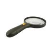 Lupa cu LED, negru, 1.8x/5x, 4xAAA, 14.3x27.5 cm, Isotrade