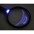 Lupa cu LED, negru, 1.8x/5x, 4xAAA, 14.3x27.5 cm, Isotrade