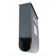 Cutie postala cu LED solar, numar de casa, suport ziar, culoare antracit, 33x36.5x12.5 cm