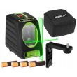 Nivela laser linie incrucisata, verde, 30 m, suport magnetic, DEDRA