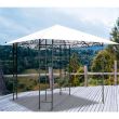 Pavilion gradina, alb, 3x3 m, Delia