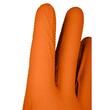 Manusi nitril, unica folosinta, portocaliu, set 50 buc, marimea L, NEO