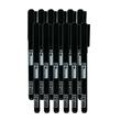 Marker permanent, 1 mm, negru, subtire, cu varf lung, Richmann