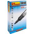 Marker permanent, 4 mm, alb, gros, set 12 buc, Richmann