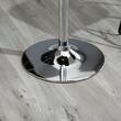 Masa bar/living, reglabila, blat MDF, metal, negru, 60x60x82-103 cm