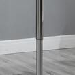 Masa bar/living, reglabila, blat MDF, metal, negru, 60x60x82-103 cm