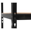 Masa de lucru, atelier, metalica, cu panouri pentru scule, sertar, raft, max 230 kg, 120x60x150 cm, Strend Pro