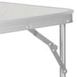 Masa plianta pentru gradina, camping, pescuit, Springos, tip valiza, crem, 90x60x70 cm