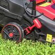 Masina de tuns iarba, gazon, electrica, motor fara perii, cu 2 acumulatori 4 Ah, incarcator, 2x20V Li-ion, 32 cm, Worcraft