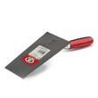Mistrie inox, Olejnik, trapez, ingusta, 160 mm, sudura clasica, maner lemn, rosu