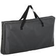 Mobilier camping, portabil, aluminiu, poliester, masa blat MDF, impermeabil, 3 rafturi, dulap, max 45 kg, 96x49.5x104 cm