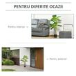 Monstera artificiala cu ghiveci, verde, 120 cm