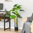 Monstera artificiala cu ghiveci, verde, 120 cm