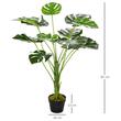Monstera artificiala cu ghiveci, verde, 85 cm