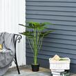 Monstera artificiala cu ghiveci, verde, 85 cm