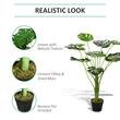 Monstera artificiala cu ghiveci, verde, 85 cm