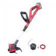 Motocoasa, trimmer, electric, pentru tuns iarba, cu acumulator 4 Ah, incarcator 20V Li-ion, maner telescopic, 24 cm, Worcraft