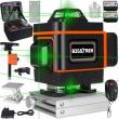 Nivela laser, verde, 360°, 4D, cu acumulator, incarcator, suport magnetic, 25 m, Bigstren 