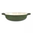 Oala de fonta emailata cu capac, maner din inox, verde, 5.5 L, Perfect Home