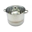 Oale cu capac, inox, set 3 piese, Perfect Home