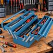 Cutie scule metalica, 5 compartimente, 43x20x21 cm, Strend Pro