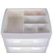Organizator cosmetice, plastic, transparent, 23.5x6.5x27 cm, Isotrade