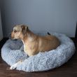 Pat/culcus moale, pentru caine/pisica, gri, 80 cm, SPRINGOS