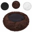 Pat/culcus moale, pentru caine/pisica, maro, 60 cm, SPRINGOS