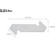 Lame cutter, pentru decoratii, doua taisuri, 3 buc, OLFA 