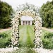 Arcada metalica/pergola gradina, 140x38x240 cm 