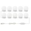 Set 10 becuri LED pentru oglinda cu intrerupator