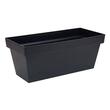 Ghiveci decorativ de flori, Cube Case, dreptunghiular, antracit, 58.7x26.4x23.6 cm