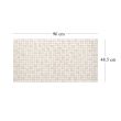 Panou decorativ, PVC, model mozaic, nuante portocaliu murdar, 96x48.5cm 