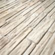 Panou decorativ, PVC, model piatra 3D, nuante crem, 96x48.5 cm 