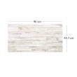 Panou decorativ, PVC, model piatra 3D, flori roz, 96x48.5cm 