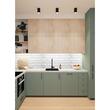 Panou decorativ, PVC, model caramida 3D, gri, 96x48.5 cm